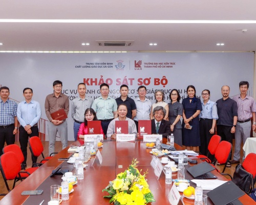 Khảo sát sơ bộ phục vụ đánh giá ngoài cơ sở giáo dục Trường Đại học Kiến trúc Thành phố Hồ Chí Minh